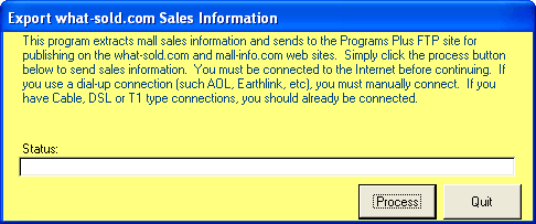 Export What-Sold.com Sales Information